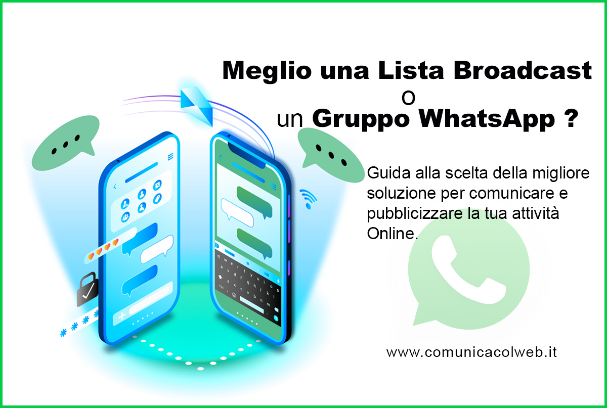 WhatsApp Gruppi o Liste Broadcast
