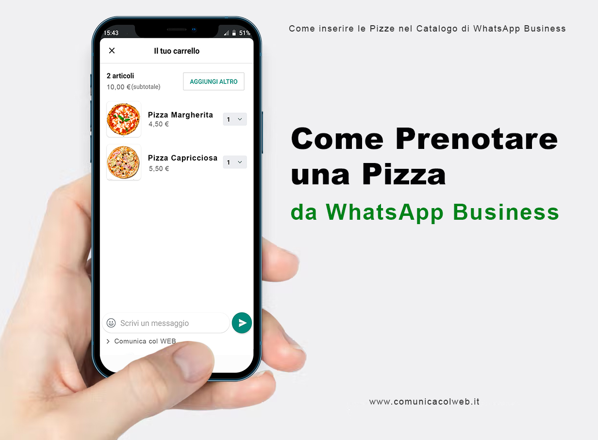 Come aumentare le vendite con WhatsApp Business per pizzerie