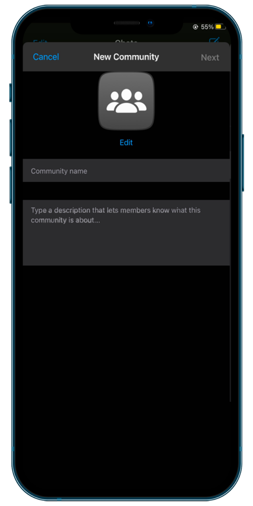 WhatsApp Community: anteprima per dispositivi mobili