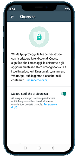Privacy su WhatsApp Business