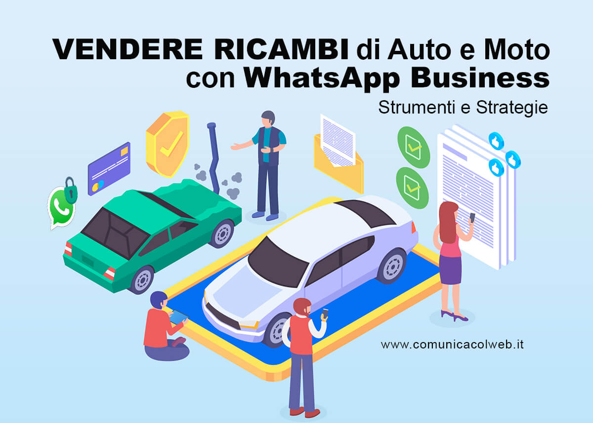 Vendere Ricambi auto e moto online con WhatsApp Business
